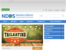 Tablet Screenshot of ndds.org